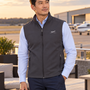 The Tailwind Soft Shell Vest - Embroidered