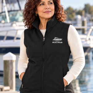 The Vessel Mark Soft Shell Vest - Embroidered